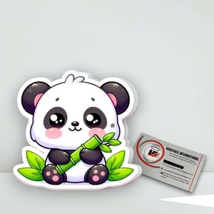 Plaque magnétique en acrylique de haute qualité pour extensions de cils, motif papillon diamanté Panda Plants, outil de beauté écologique et durable - Product Image 6