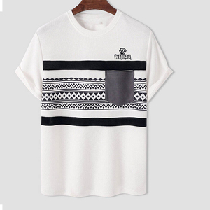 Camiseta Ligera Informal para Hombre, Uso Diario, Moda Urbana Moderna, Tela Suave y Cómoda - Product Image 1