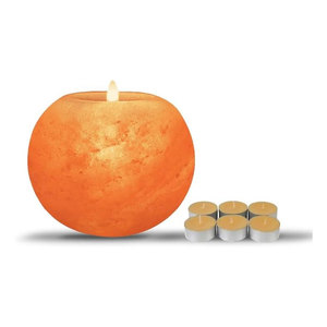 Lampe à sel porte-bougie de style unique, 100% pure de l'Himalaya, au meilleur prix - Product Image 1
