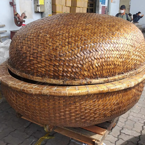 Proveedor de barcos coracle de bambú barato-Uso de barcos de bambú vietnamitas tradicionales para barcos de pesca Coracle (0084587176063 Sandy) 99GD - Product Image 5