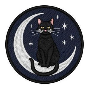 Parche Termoadhesivo Personalizado de la Parca, con Diseño de Esqueleto en Círculo, Bordado a Máquina Gótico Gris, Aplique de Halloween con Temática de la Muerte - Product Image 4