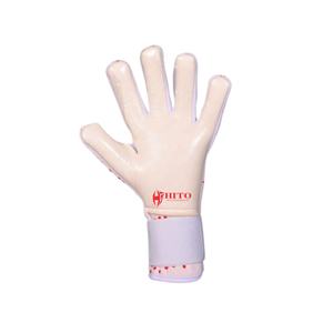 Gants de gardien de but professionnels personnalisés, contact en latex sur la paume avant, contact en latex sur le dos de la main, enveloppe de pouce en silicone injecté, languette en caoutchouc - Product Image 3