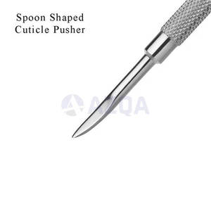 เครื่องมือทำเล็บมือดันหนังกำพร้าแบบสองด้านทำจากสแตนเลสคุณภาพสูง - Product Image 6