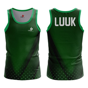 Camiseta sin mangas para hombre de marca privada, sublimación, logotipo personalizado, transpirable, de secado rápido, ligera, para fitness y deporte. - Product Image 4