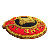 Manto con Insignia de la Cruz Roja de los Caballeros Templarios de West Lancashire para Regalia del Reino Unido OEM KT, Regalia Masónica Bordada en Lona