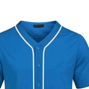 Camiseta de Béisbol Americana Personalizada para Hombre, Manga Corta, Transpirable, de Secado Rápido, Ligera, Cómoda, de Alta Calidad, Color Sólido - Product Image 4