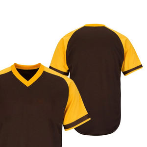Maillot de baseball professionnel OEM, uniforme d'équipe, manches courtes, imprimé, grande taille, séchage rapide, respirant, polyester, vêtements de sport - Product Image 6