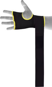Gants de boxe en cuir avec logo personnalisé, rembourrés en gel, avec enroulement rapide et stabilité pour l'entraînement sportif - Product Image 4