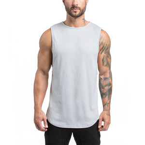Men's Solid Color Sleeveless Tank <b>Top</b> O-Neck Knitted Casual Wear <b>Maroon</b> - Product Image 2