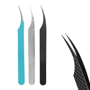 แหนบต่อขนตา Pro Straight Professional Beauty Lash Tweezers ผลิตจากสแตนเลสเกรดพรีเมียม พร้อมลายจับแบบเพชร รับผลิตแบรนด์ส่วนตัว - Product Image 5