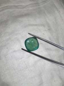 Esmeralda Zambiana Natural de 3.33ct, Gema Suelta, Corte Cuadrado Cojín, Esmeralda Verde, Venta al por Mayor para Joyería Fina y Fabricación de Anillos - Product Image 3