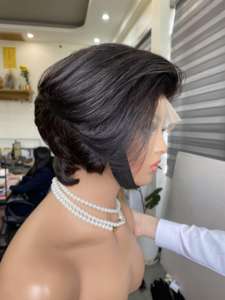 Extensiones de cabello humano vietnamita de doble trama sin procesar 100% con corte Pixie elegante, máquina de doble trama 100%, tejido de cabello crudo - Product Image 6