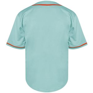 Unisex <b>Baseball</b> Jersey Shirt Short Sleeve Button Front Solid Color Moisture Wicking Polyester All Seasons Apparel - Product Image 3