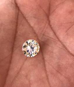Moissanite de laboratoire taille brillant rond, pierre précieuse en vrac pour la fabrication de bijoux - Product Image 3