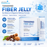 Bonbons gélifiés à la fibre de tamarin, complément alimentaire prébiotique pour adultes, extrait végétal, bien-être digestif, sachet