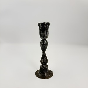 Candelabro de Hierro Forjado a Mano con Base de Doble Diamante, Candelabro Negro Antiguo para Mesa de Boda en Hoteles de Lujo - Product Image 1