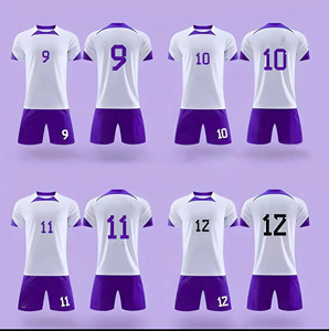 Camiseta de Fútbol Sublimada 2026, Personalizable, Lisa, para Niños, Adultos y Hombres - Product Image 6