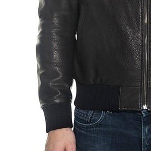 Nueva Chaqueta Negra Personalizada con Logotipo para Hombre, Chaquetas de Cuero Vintage para Hombre, Chaquetas de Alta Calidad para Invierno, Ropa Urbana - Product Image 6