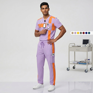 Medical Nurses <b>Scrub</b> <b>Uniform</b> Men | <b>Scrub</b> Suit Modern Nurse Shirts \ Hospital <b>Uniforms</b> Medical <b>Scrubs</b> <b>Uniforms</b> - Product Image 6