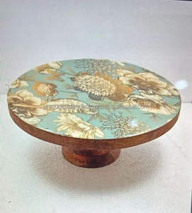 Premium Mango Wood <b>Cake</b> Display Stand Handmade for Parties, Weddings & Special Occasions Wholesale <b>Supply</b> - Product Image 6