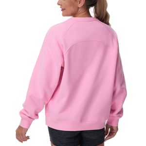 Ladies Drop Shoulder Sweatshirt Baggy Fit Women's Casual <b>Sweat</b> <b>Top</b> Private Label Clothing Supplier Private Label Women Apparel - Product Image 3