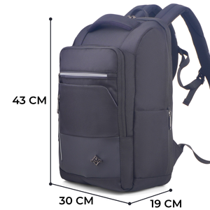 Custom Logo 1072 Laptop <b>Backpack</b> <b>Waterproof</b> 14 Inch Business <b>Men</b> PVC Nylon 13L Large Capacity RFID USB Zipper Daily Travel - Product Image 2