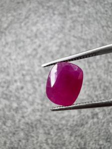 Rubis naturel africain certifié GIA de 4,82 carats, taille coussin, pierre précieuse rouge rosé pour bague, pendentif, bijoux fins - Product Image 2