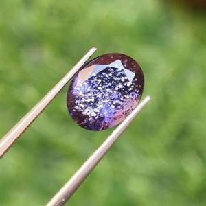 Piedra Preciosa Natural de Iolita y Piedra del Sol, Corte Ovalado Facetado con Iridiscencia, para Fabricación de Joyería DIY - Product Image 5
