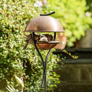 Plateau décoratif en métal pour l'alimentation des oiseaux, décoration suspendue pour jardin, terrasse extérieure - Product Image 1