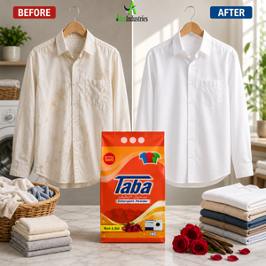 Rose & Oud <b>Detergent</b> Powder for Deep Cleaning | Extra White Laundry Care for White and Colored Clothes 1KG Pack Everyday Wash XL - Product Image 4