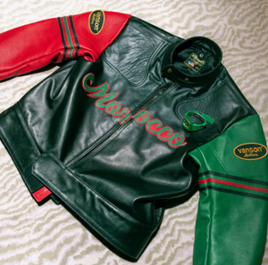 Chaqueta de Cuero 'Creation of Kings Everywhere' de French Montana X Vanson Leathers, Chaqueta de Cuero Marroquí Ecológica, Resistente al Viento y con Calefacción - Product Image 4