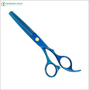 Kit de ciseaux de barbier Dragon Handle, revêtement noir, ciseaux à effiler pour salon de coiffure, ensemble de 2 pièces pour la coiffure - Product Image 2