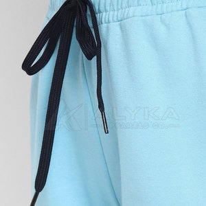 OEM Men Blue Fleece Breathable Eco-Friendly Lightweight <b>Polyester</b>/Cotton Winter 2-Piece Printed Tracksuit Full Zip Hoodie <b>Jogger</b> - Product Image 6