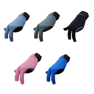Mens Snooker <b>Pool</b> Cue Glove Breathable Lightweight Three Finger Design Quick Dry Stretch Fabric Sports <b>Accessory</b> For Players - Product Image 2