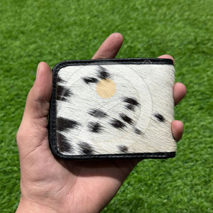 Cartera de Cuero Genuino para Hombre, Hecha a Mano, Delgada, con Textura Rústica de Piel Animal - Product Image 5