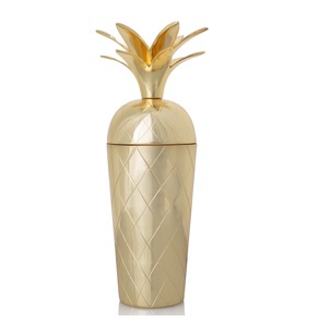 Shaker à cocktails en acier inoxydable de qualité supérieure, écologique, finition dorée, shaker à martini, capacité de 500 ml, pour la préparation de cocktails, accessoires de bar - Product Image 1