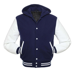 Chaqueta Varsity de Lana y Vinilo de Alta Calidad, Moderna y Cómoda para Actividades Deportivas Casuales, Decoración Bordada, Talla 4XL, Invierno - Product Image 2