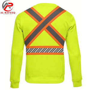 Nueva Llegada 2026 Sudadera para Hombre al por Mayor, Cuello Redondo, Reflectante de Alta Visibilidad, Sudadera de Invierno para Mujer, Forro Polar, Lisa, de Alta Visibilidad - Product Image 1