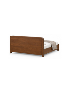 Modern Solid <b>Wood</b> Platform <b>Bed</b> Queen Size Soft Tufted <b>Headboard</b> Design for Bedroom Use Master Bedroom - Product Image 4