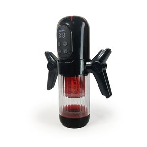 Masturbador automático multifunción recargable con asa y funda de tacto suave, juguete sexual masculino. - Product Image 2