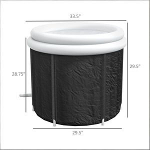 Vasca Portatile in PVC Drop Stitch per Terapia con Acqua Fredda, per Recupero Sportivo, Uso in Spa e Palestra, con Logo Personalizzato e Copertura per Esterni - Product Image 2