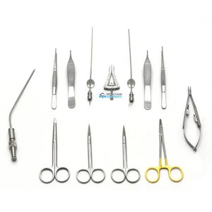 Juego Básico de Cirugía Plástica de 13 Piezas, Instrumentos de Cirugía Plástica y Reconstructiva, Kit de Cirugía Estética - Product Image 3