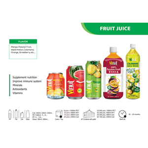Pour Jus de Fruits Tropicaux 250ml/330ml (24 Canettes) - À Boire Froid - Product Image 3