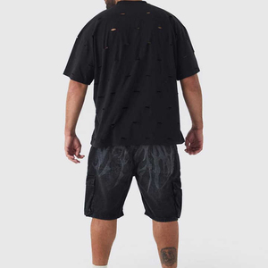 เสื้อยืดผู้ชายสีพื้นแบบสั่งทำพิเศษ น้ำหนักเบา ทนทาน สไตล์ใหม่ คุณภาพดีที่สุดสำหรับการขาย - Product Image 3