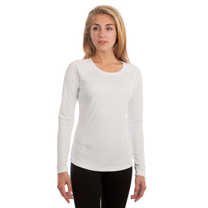 Custom Women's Long Sleeve T <b>Shirt</b> Breathable 100% Cotton Ladies Solar <b>White</b> New Best forlain Women's Long Sleeve T <b>Shirt</b> - Product Image 1