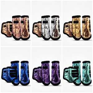 Botas de Protección para Patas de Caballo, Reflectantes, Impermeables, Forradas de Lana, Ligeras, para Deportes Ecuestres, Cuidado del Caballo, Personalizables - Product Image 3