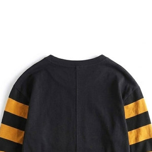 Sudaderas con capucha de forro polar de 460 g/m² de color azul personalizado, con cuello superpuesto, bolsillos laterales y etiqueta de goma. - Product Image 4