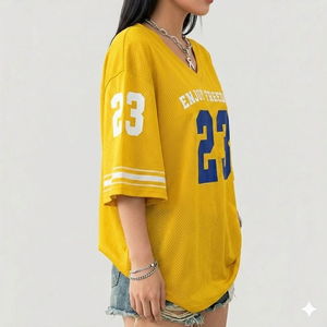 Tenues de sport personnalisées de qualité supérieure, imprimées sur mesure, pour le football, le baseball, le basketball, le streetwear, maillots courts en mesh respirant - Product Image 2