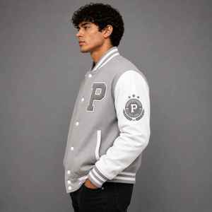 CHALASA SPORTS Nouvelle veste universitaire d'hiver pour homme de qualité supérieure, en laine/viscose, avec doublure polaire respirante, coupe-vent et séchage rapide - Product Image 4