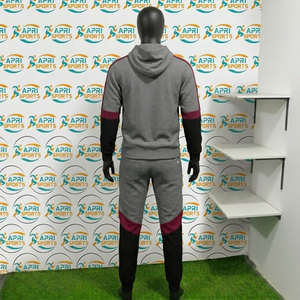 Nueva Llegada: Conjuntos Deportivos de Dos Piezas para Hombre, Casuales, de Color Sólido, Transpirables, Ligeros, 100% Algodón, Precio al por Mayor para Invierno - Product Image 3